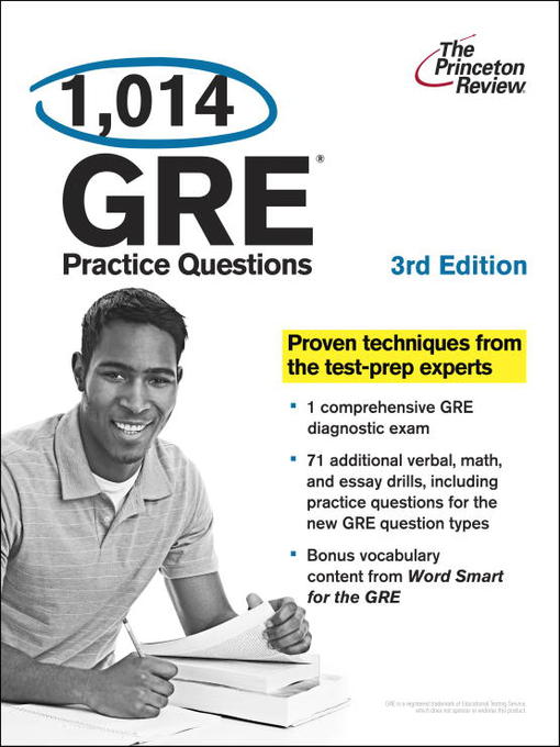 Title details for 1,014 GRE Practice Questions by Princeton Review - Available